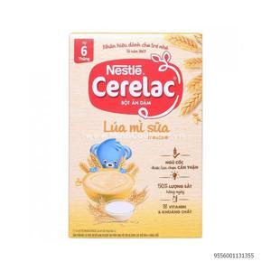 Bột ăn dặm Nestle Cerelac lúa mì sữa