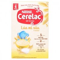 Bột ăn dặm Nestlé Cerelac lúa mì và sữa 200g (6 - 24 tháng)