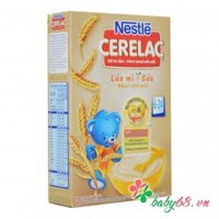 Bột ăn dặm Nestle Cerelac lúa mì sữa