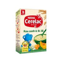 Bột ăn dặm Nestle Cerelac rau xanh và bí đỏ