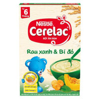 Bột ăn dặm Nestle CERELAC Rau xanh - Bí đỏ, 200g