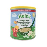 Bột ăn dặm ngũ cốc Heinz vị súp lơ, bông cải và phô mai - Anh - Hộp 200gr - Từ 6m