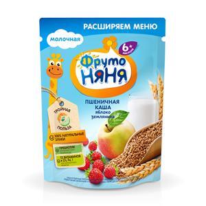 Bột ăn dặm ngũ cốc táo chuối dâu tây Fruto Nyanya 200g