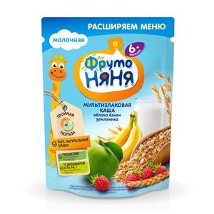 Bột ăn dặm ngũ cốc táo chuối dâu tây Fruto Nyanya 200g