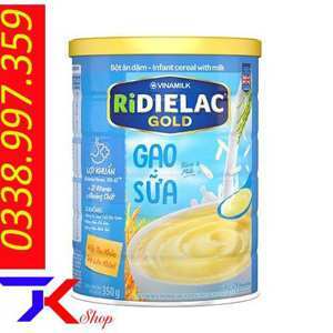 Bột ăn dặm Ri-Alpha Gạo sữa Vinamilk - hộp 350g (6-24 tháng)