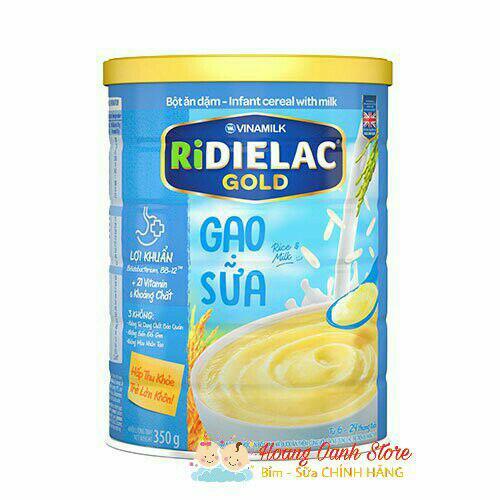 Bột ăn dặm Ri-Alpha Gạo sữa Vinamilk - hộp 350g (6-24 tháng)