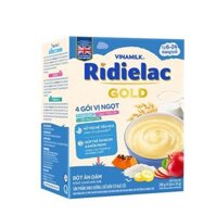 Bột Ăn Dặm Ridielac Gold 4 Gói Vị Ngọt 4*50g