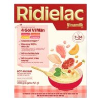 Bột Ăn Dặm RiDielac Gold 4 Gói Vị Mặn - Hộp Giấy 200g