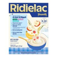Bột Ăn Dặm RiDielac Gold 4 Gói Vị Ngọt - Hộp Giấy 200g