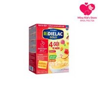 Bột ăn dặm Ridielac Gold 4 gói vị mặn HG 200g