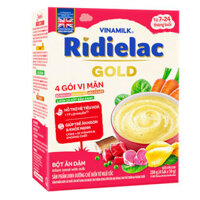 Bột ăn dặm Ridielac Gold 4 Vị Mặn HG 200g