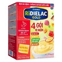Bột ăn dặm Ridielac Gold 4 vị mặn 200g