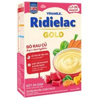 Bột Ăn Dặm Ridielac Gold Bò Rau Củ, hộp 200g