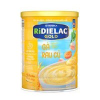 Bột ăn dặm RIDIELAC GOLD Gà rau củ - Hộp thiếc 350g