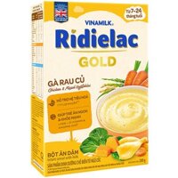 Bột Ăn Dặm Ridielac Gold Gà Rau Củ, hộp 200g