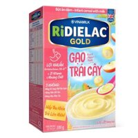 Bột ăn dặm Ridielac Gold gạo trái cây 200g