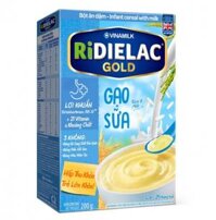 Bột ăn dặm Ridielac Gold gạo sữa 200g