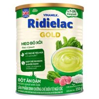 Bột ăn dặm Ridielac Gold Heo Bó xôi 350g - Ruby Kids