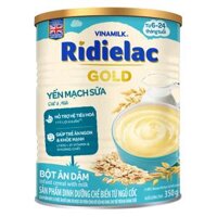 Bột ăn dặm Ridielac Gold Yến mạch Sữa 350g - Ruby Kids