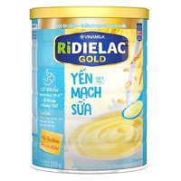 Bột ăn dặm Ridielac Gold yến mạch sữa - Hộp thiếc 350g
