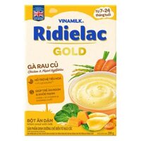 Bột ăn dặm Ridielac Gold Vinamilk Gà Rau củ