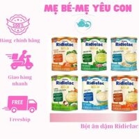 Bột ăn dặm Ridielac Gold Vinamil đủ vị hộp thiếc 350g ,mẹ bé ,mẹ yêu con