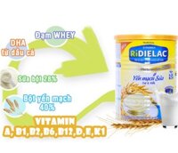 Bột ăn dặm Ridielac Yến mạch sữa cho trẻ 6-24 tháng 350g