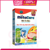 Bột ăn dặm tốt cho bé Nutricare Metacare Gạo trái cây nhiệt đới &amp; olive 200g