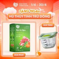 Bột ăn dặm vị cháo sườn heo cà rốt bông cải xanh Mămmy bổ sung sắt và kẽm đáp ứng 100% nhu cầu DHA cho bé - 140gr