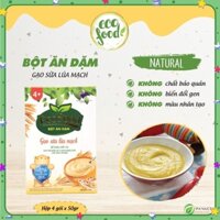 Bột ăn dặm vị Gạo Sữa Ecofood cho trẻ từ 4 tháng tuổi đáp ứng nhu cầu dinh dưỡng của trẻ trong giai đoạn phát triển