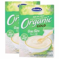 Bột ăn dặm Vinamilk Organic Gold gạo sữa 200g (cho bé 6 - 24 tháng)