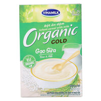 Bột ăn dặm Vinamilk Organic Gold gạo sữa - Hộp giấy 200g