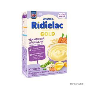 Bột ăn dặm Vinamilk Ridielac yến mạch gà đậu Hà Lan 200g