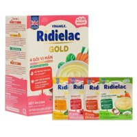 Bột ăn dặm Vinamilk RiDielac Gold 4 vị mặn hộp 200g (7 - 24 tháng)