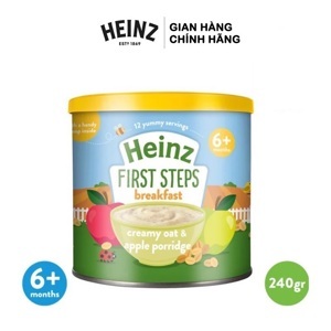 Bột ăn dặm Yến Mạch Táo Heinz 240g