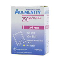 Bột Augmentin 250mg/31.25mg điều trị nhiễm khuẩn  – CÔNG TY CỔ PHẦN NHÀ THUỐC NHÂN DÂN – PHƯỢNG HOÀNG