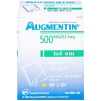 Bột Augmentin 500mg/62.5mg GSK điều trị nhiễm khuẩn (12 gói)