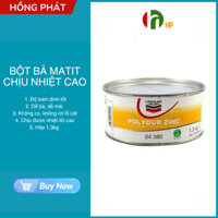 Bột bả, kem bả matit LECHLER chịu nhiệt cao nhập khẩu Italy / Universal Polyester Putty, 1.3kg kèm chất đóng rắn