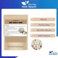 Bột bạch linh 500g, bạch phục linh nguyên chất, đắp mặt, giúp trắng da