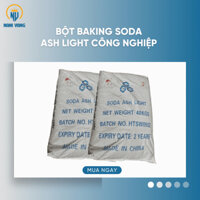 Bột Baking Soda Ash Light Công Nghiệp Tẩy Rửa Bể Bơi Nguyên Liệu Sản Xuất Xà Phòng Thuỷ Tinh