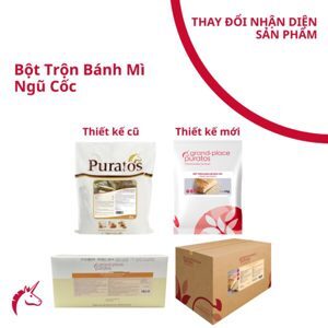 Bột bánh mì ngũ cốc Puravita Multicereal 5kg