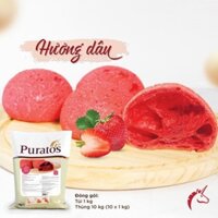 Bột Bánh Mochi Dâu Puratos 1kg