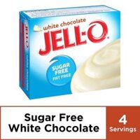 BỘT BÁNH PUDDING MIX VỊ SOCOLA TRẮNG - KHÔNG ĐƯỜNG - KHÔNG BÉO JELL-O White Chocolate Instant Pudding & Pie Filling, 28g