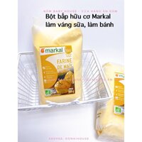 Bột bắp hữu cơ Markal làm bánh , váng sữa cho bé và gia đình 500g