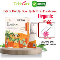Bột Bí Đỏ Hạt Sen Hạnh Nhân Dalahouse Sấy Thăng Hoa Siêu Ngon, bổ dưỡng dinh dưỡng cho cả nhà