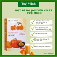 Bột Bí Đỏ Sấy Lạnh Nguyên Chất 100% Tuệ Minh (Hộp 50g) – Thức Ăn Dặm Bổ Não Cho Bé, Tốt Cho Da, Mắt