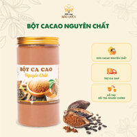 Bột Ca Cao Nguyên Chất Đắk LắK Bảo Uyên Giàu Chất Dinh Dưỡng Giảm Mệt Mỏi Hộp Tròn Nắp Thiếc 500g