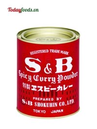 Bột Cà Ri Cay Spicy Curry Powder S&B 400G