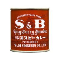 Bột Cà Ri Cay, Spicy Curry Powder (37g) - S&B