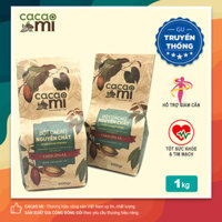 Bột Cacao 100% Nguyên Chất Không Đường Cacaomi Vị Truyền Thống 1kg